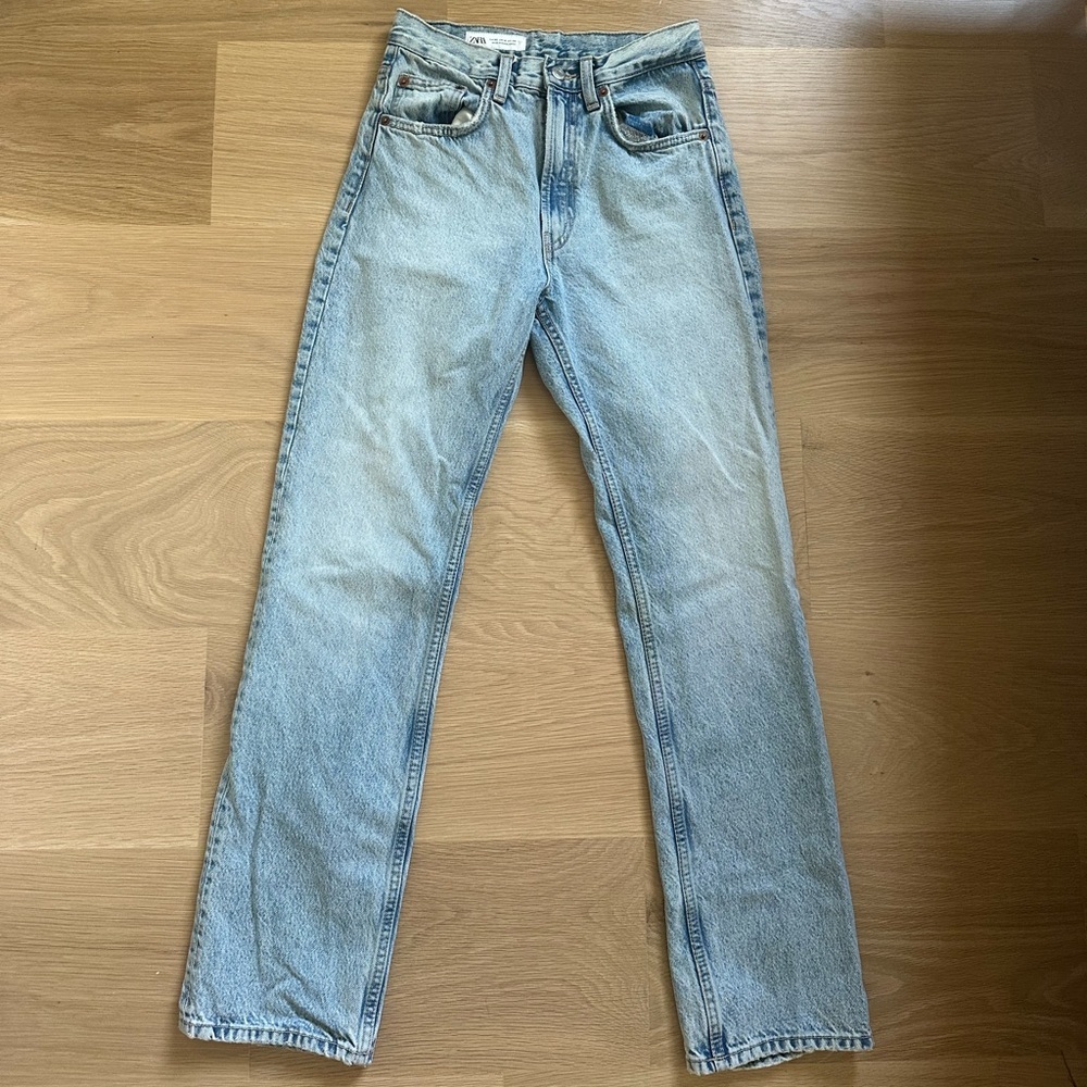 Zara light blue jeans